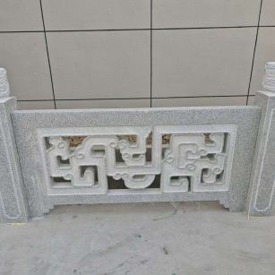 宜宾芝麻白河道栏杆 桥栏杆
