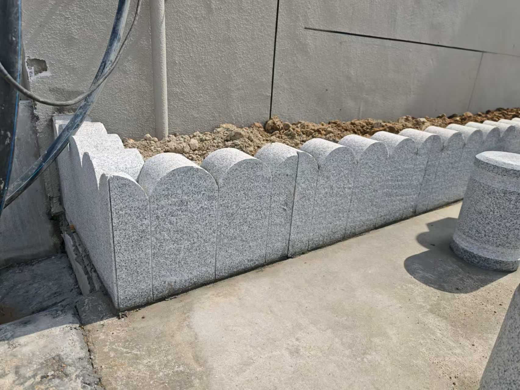 宜宾芝麻白花边石  围边石