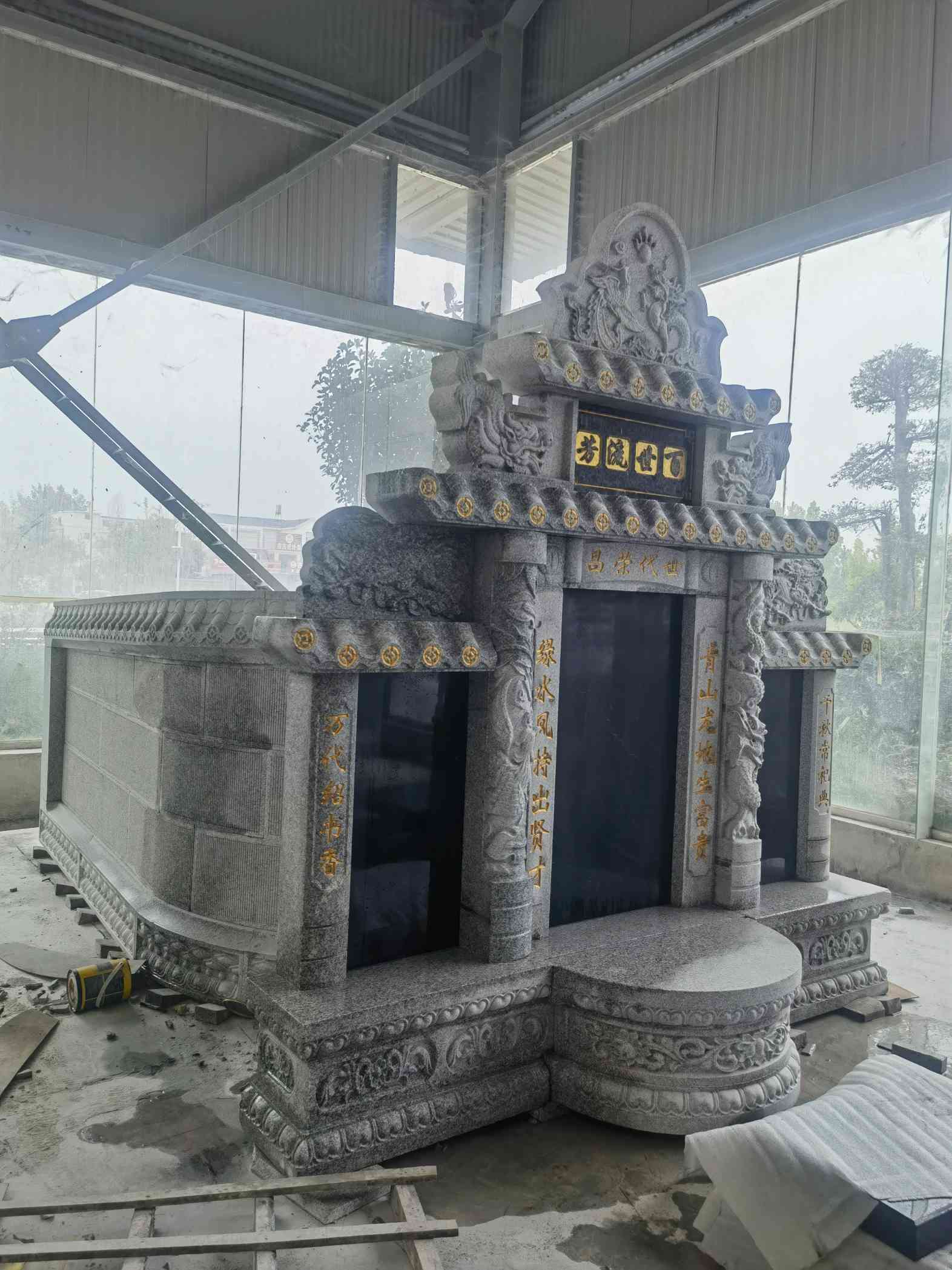 宜宾套墓 墓碑 围坟石 异形定制